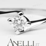 Anello Diamante 0.30 ct colore E purezza VVS1 GIA
