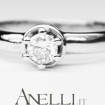 Anello Solitario 0,18 carati F-VVS1 GIA