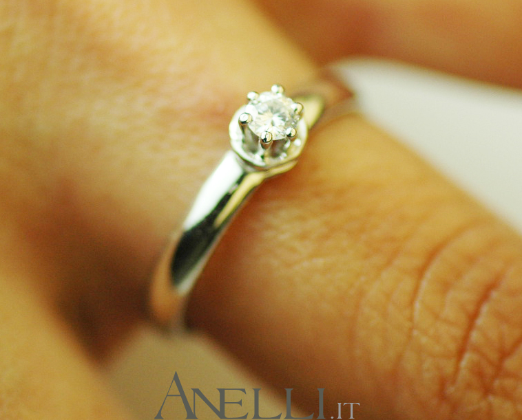 Anello 18 carati sales