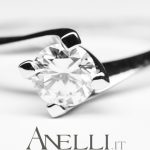 Anello Solitario Diamante 0,40 carati E-IF GIA