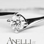 Anello Solitario Valentino 0,25 carati E-VVS1 GIA