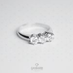Anello Trilogy 0.90 D-IF GIA