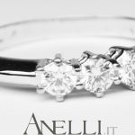 Anello Trilogy 0.36 ct E-IF