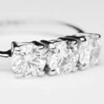 Anello Trilogy 1 Carato F-VS1 GIA