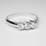 Anello Trilogy Diamanti 0,60 carati E-VVS1