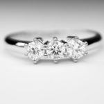 Anello Trilogy con Diamante 0,75 carati E-IF GIA