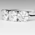 Anello Trilogy di 1 Carato E-VS1 GIA