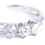 Anello trilogy 0,51 carati (F-VVS1)