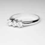 Anello trilogy 0,66 carati (F-IF)