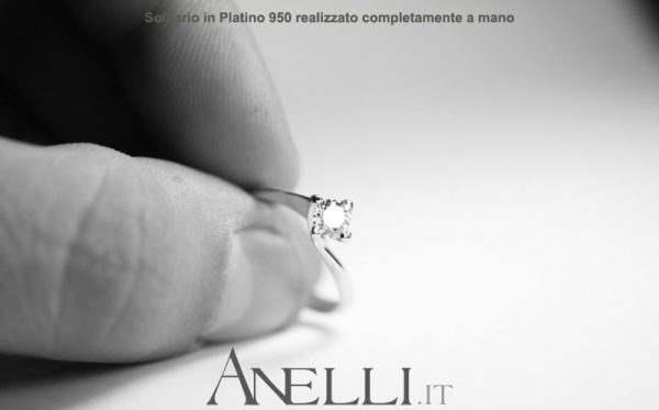 Solitario in Platino 950 con Diamante di mezzo carato GIA
