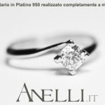 Solitario in Platino 950 con Diamante di mezzo carato GIA