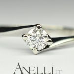 Solitario modello Valentino 0,30 Carati F-VS1 GIA