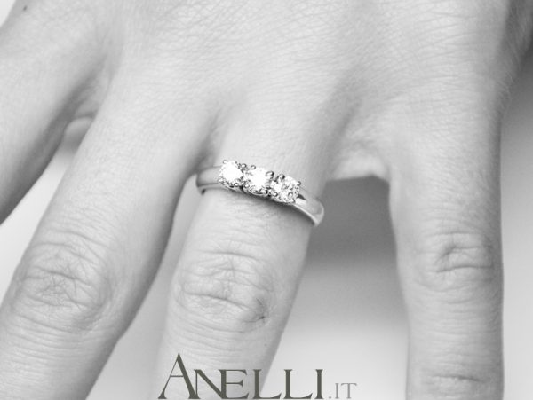Trilogy con Diamanti F-IF (0,51 ct)