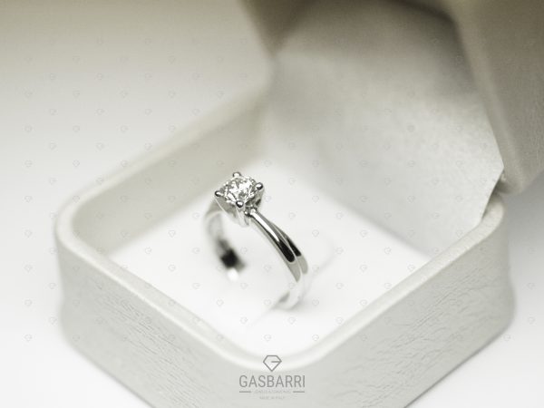 Anello 0.48 carati colore D purezza IF