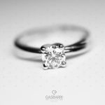 Anello 0.48 carati colore D purezza IF