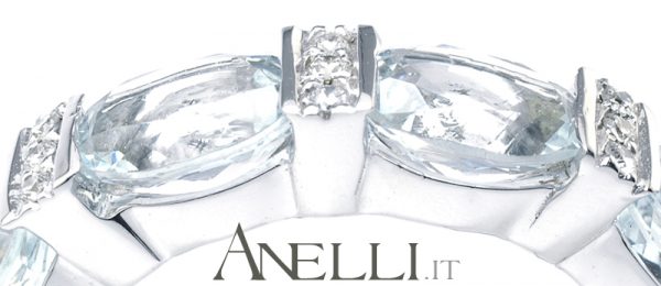 Anello acquamarina 2,40 carati