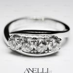 Anello con 4 Diamanti 1 Carato D-VVS1