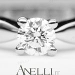 Anello con Diamante da collezione 0.38 ct D-IF