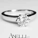 Anello un Carato F-VVS1 GIA
