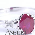 Anello con Rubino