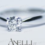 Anello da Fidanzamento con Diamante 0.45 ct E-VS1