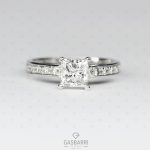 Anello Diamante Princess