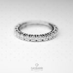 Anello fedina giro 1,85 carati F-VVS1