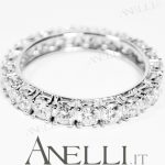 Anello fedina giro 2 carati (G-VS2)