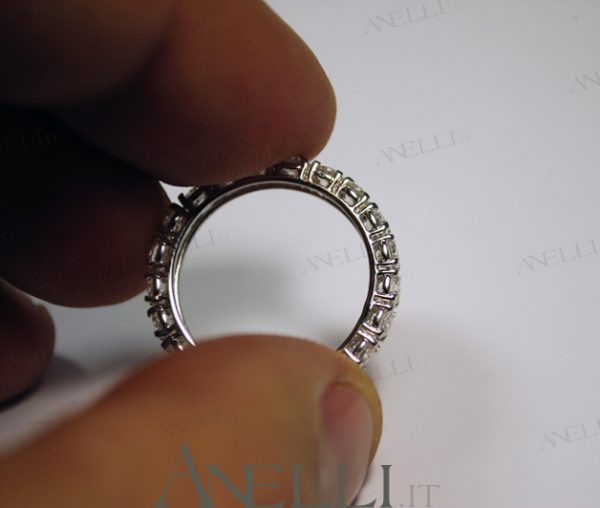 Anello fedina giro 2 carati (G-VS2)
