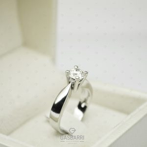 diamante solitario grande Anelli