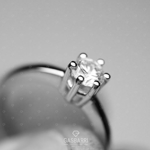 Anello Oro e Diamante 0.50 carati D-IF Triplo Excellent