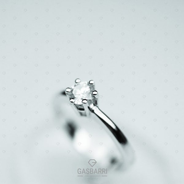 Anello Oro e Diamante 0.50 carati D-IF Triplo Excellent