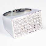 Anello pavè diamanti 0,80 ct.