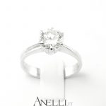 Anello solitario 2 carati