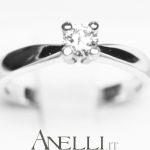 Anello Solitario Classico 0,20 F-VVS1 GIA