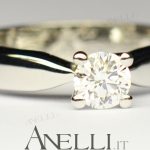 Anello Solitario Classico 0.38 carati G-VS1