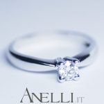 Anello Solitario diamante 0,35 carati (G-VS1) GIA