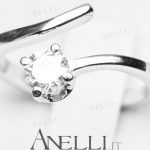 Anello Solitario Serpente 0.38 ct F-VS1