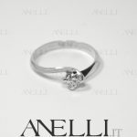 Anello Solitario Valentino 0,16 carati