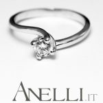 Anello Solitario Valentino 0,20 carati GIA