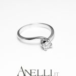 Anello Solitario Valentino 0,20 carati - Colore D purezza VVS1
