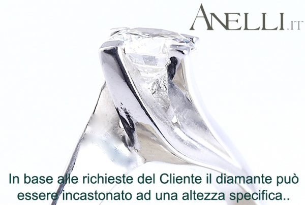 Anello Solitario Valentino 0,45 carati (F - Purissimo)