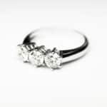 Anello Trilogy 1 Carato G-VVS1 GIA