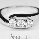 Anello Trilogy Diamanti 0,60 carati D-VS1