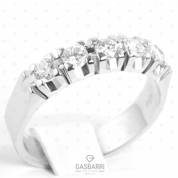 Anello fedina 0,50 ct. F-VVS1