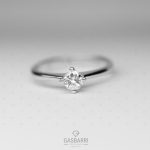 Solitario 0.25 carati D-IF Triplo Excellent GIA