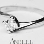 Solitario 0.30 carati colore F purezza massima IF