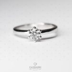 Solitario 0.42 Carati D-IF con GIA America