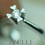 Solitario con Cuori e Diamante
