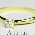 Solitario con Diamante 0.20 carati D-VS1 GIA